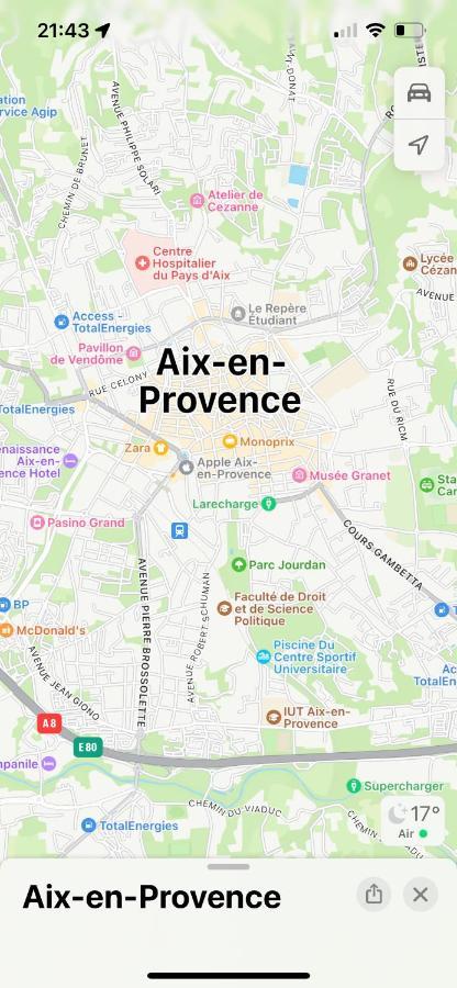Aix-En-Provence, Charmant Studio Proche Toutes Comodites Et Axes Routiers, Linges Fournis Extérieur photo